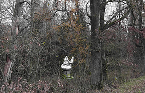 Zinnfigur Holzmandl. Foto: Kurt Scheuerer